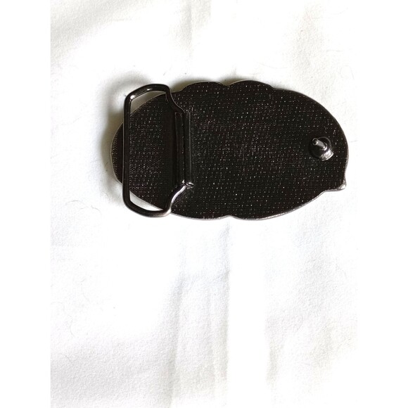 Vintage NASCAR Legend Bill Elliott Belt Buckle Metal Budweiser No. 11 Car - Picture 2 of 2